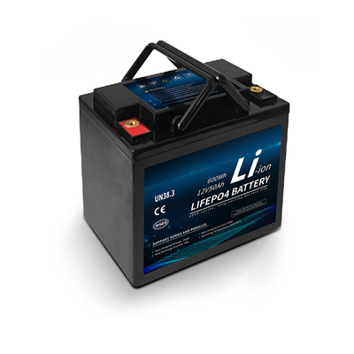 batterie d'acide de plomb imperméable du lithium Lifepo4 de rechange de 12V 50ah pour l'inverseur de Deye