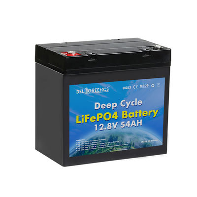 paquet portatif de la batterie 12v de 54Ah LiFePO4 pour Refrgerator