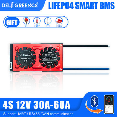 Bluetooth Smart BMS 4S 12V 60A pour le système de gestion de batterie au lithium BMS