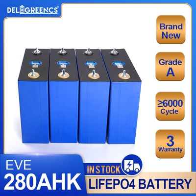 Batterie LF280K d'UE 3.2V 280ah Lifepo4 pour le paquet solaire 12V 25V 48V de batterie de DIY