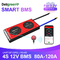 Deligreen Smart Bms Lifepo4 Batterie 4s 12v 80A-120A avec fonction UART BT 485 CAN Pour le stockage extérieur du VR